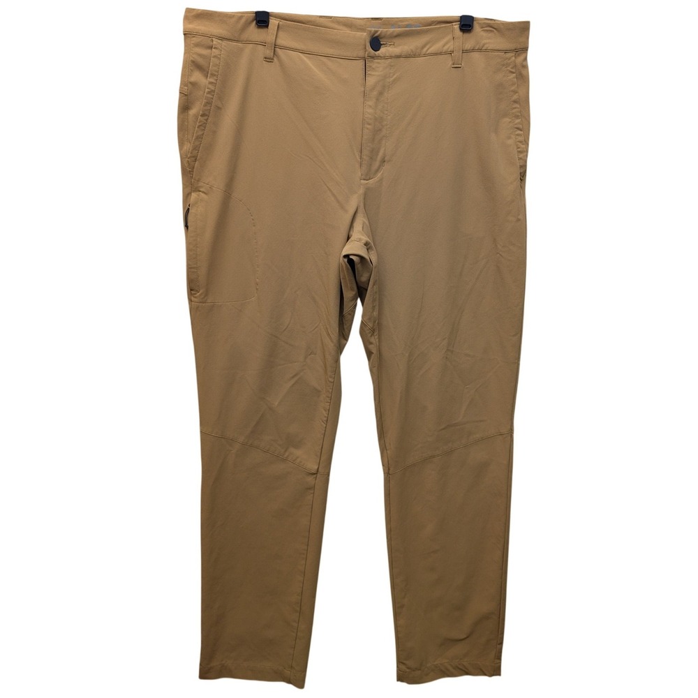 01.ALGO Eclat Performance Utility Pants Mens 36 Brown MGA10031 Stretch‎